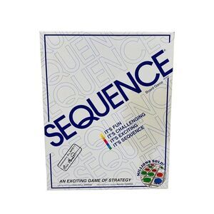 Sequence Board Game By Jax 1995 Sealed 2 to 12 Players